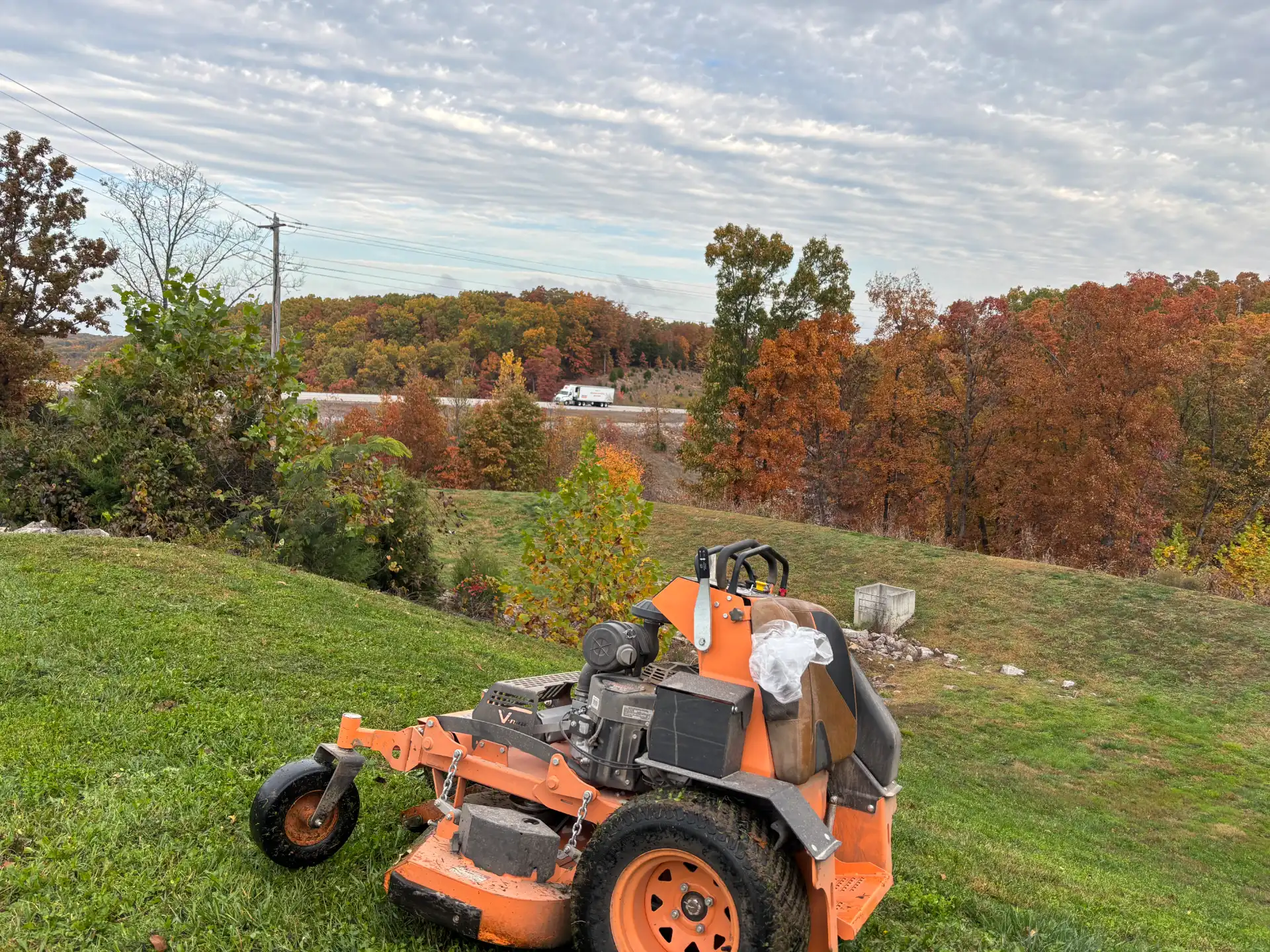 Fall Hillside Mowing