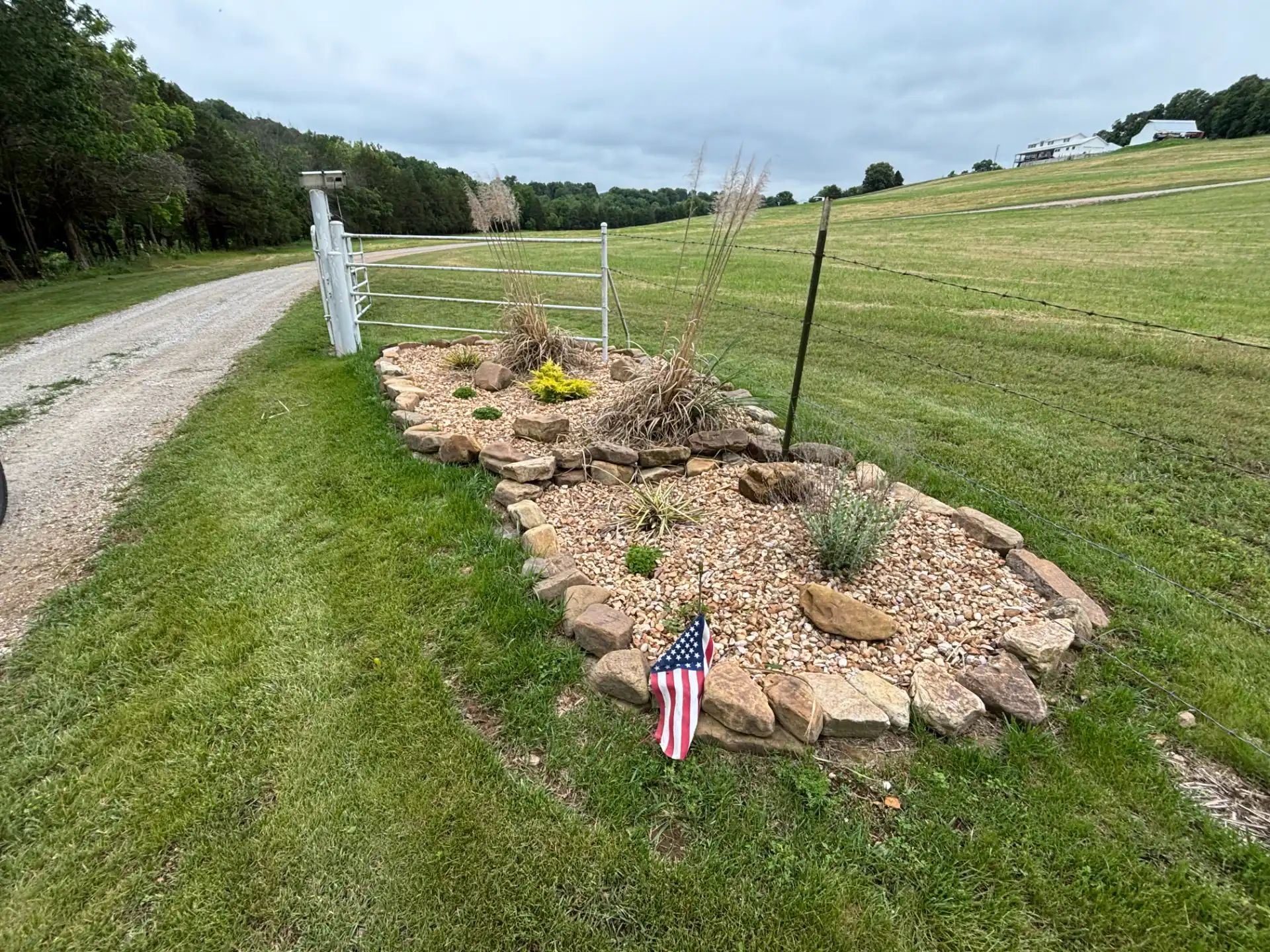 Driveway Rock Bed